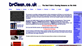 What Drclean.co.uk website looked like in 2017 (6 years ago)