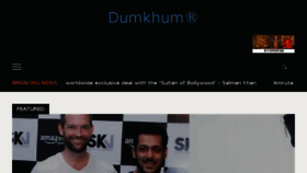 What Dumkhum.com website looked like in 2017 (6 years ago)