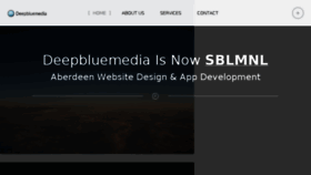 What Deepbluemedia.co.uk website looked like in 2017 (6 years ago)