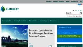 What Derivatives.euronext.com website looked like in 2017 (6 years ago)