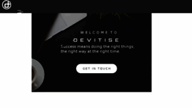 What Devitise.com website looked like in 2017 (6 years ago)