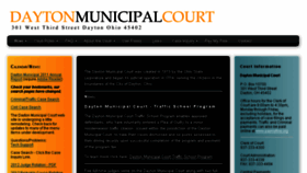 What Daytonmunicipalcourt.org website looked like in 2017 (6 years ago)