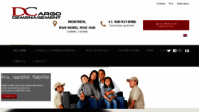 What Demenagementcargo.com website looked like in 2017 (6 years ago)