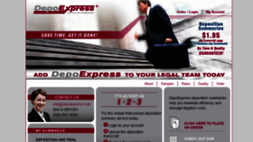 What Depoexpress.com website looked like in 2017 (7 years ago)