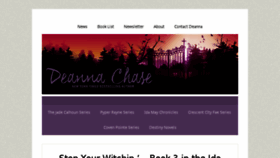 What Deannachase.com website looked like in 2017 (8 years ago)