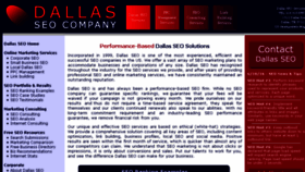 What Dallasseoco.com website looked like in 2017 (6 years ago)
