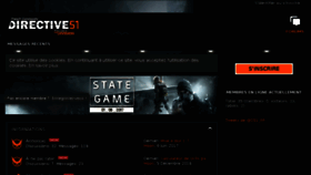 What Directive51.fr website looked like in 2017 (6 years ago)