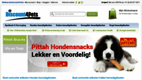 What Discount4pets.nl website looked like in 2017 (6 years ago)