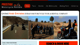 What Dubaimotorcycletours.com website looked like in 2017 (6 years ago)