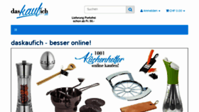 What Daskaufich.ch website looked like in 2017 (6 years ago)