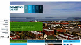 What Downtowneverett.com website looked like in 2017 (6 years ago)