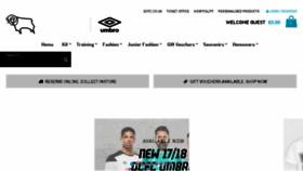 What Dcfcmegastore.co.uk website looked like in 2017 (6 years ago)