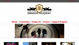 What Dragonacademy.org website looked like in 2017 (6 years ago)