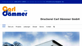 What Druckundpapier.de website looked like in 2017 (6 years ago)