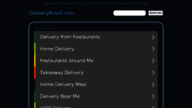 What Deliveryforall.com website looked like in 2017 (6 years ago)