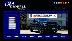 What Daniellmotors.com website looked like in 2017 (6 years ago)