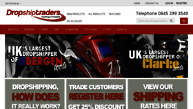 What Dropshiptraders.co.uk website looked like in 2017 (6 years ago)