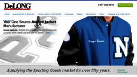 What Delongsports.com website looked like in 2017 (6 years ago)