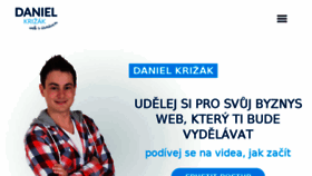 What Danielkrizak.cz website looked like in 2017 (6 years ago)