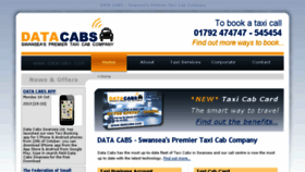 What Datacabs.com website looked like in 2017 (6 years ago)