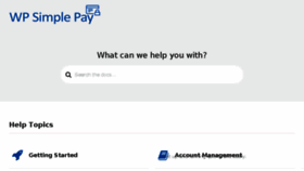 What Docs.wpsimplepay.com website looked like in 2017 (6 years ago)