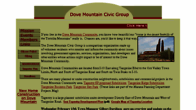 What Dovemountaincivicgroup.org website looked like in 2017 (6 years ago)