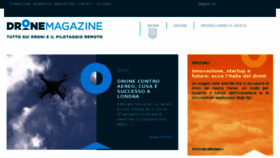 What Dronemagazine.it website looked like in 2017 (6 years ago)