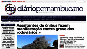 What Diariopernambucano.com.br website looked like in 2017 (6 years ago)