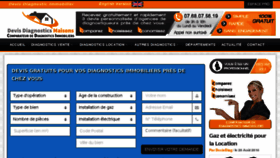 What Devis-diagnostics-maisons.fr website looked like in 2017 (6 years ago)