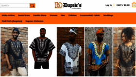 What Dupsies.com website looked like in 2017 (6 years ago)