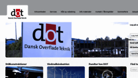 What Dot.dk website looked like in 2017 (6 years ago)