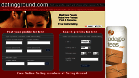 What Datingground.com website looked like in 2017 (6 years ago)