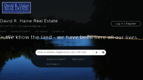 What Davidrhainerealestate.com website looked like in 2017 (6 years ago)