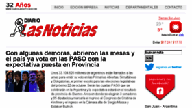 What Diariolasnoticias.com website looked like in 2017 (6 years ago)