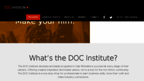 What Docinstitute.com website looked like in 2017 (6 years ago)