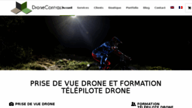What Dronecontrast.com website looked like in 2017 (6 years ago)