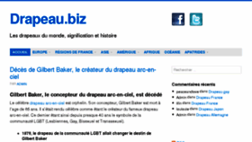 What Drapeau.biz website looked like in 2017 (6 years ago)