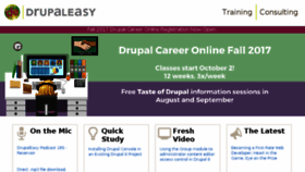 What Drupaleasy.com website looked like in 2017 (6 years ago)