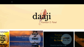 What Daaji.org website looked like in 2017 (6 years ago)