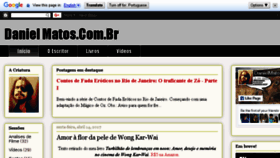 What Danielmatos.com.br website looked like in 2017 (6 years ago)