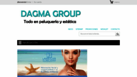 What Dagmagroup.es website looked like in 2017 (6 years ago)