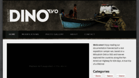 What Dinoevo.de website looked like in 2017 (6 years ago)