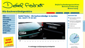 What Detlef-fischer.de website looked like in 2017 (6 years ago)