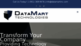 What Datamartinc.com website looked like in 2017 (6 years ago)