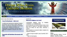 What Divinonino.org website looked like in 2017 (6 years ago)