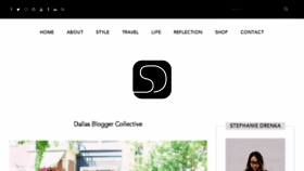 What Dallasbloggercollective.com website looked like in 2017 (6 years ago)