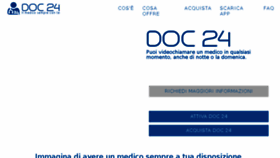 What Doc24.it website looked like in 2017 (6 years ago)