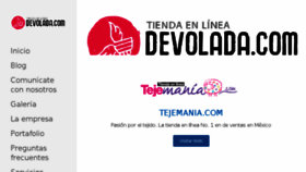 What Devolada.com website looked like in 2017 (6 years ago)