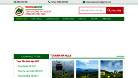 What Danangtourist.net.vn website looked like in 2017 (6 years ago)