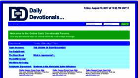 What Dailydevotionalsonline.com website looked like in 2017 (6 years ago)